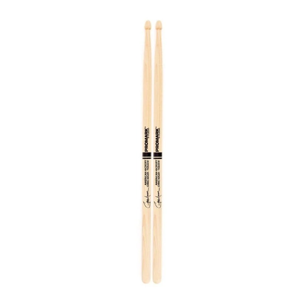 D'Addario TX5AXW Chris Adler Signatue Hickory Wood Tip Drumstick - 5A