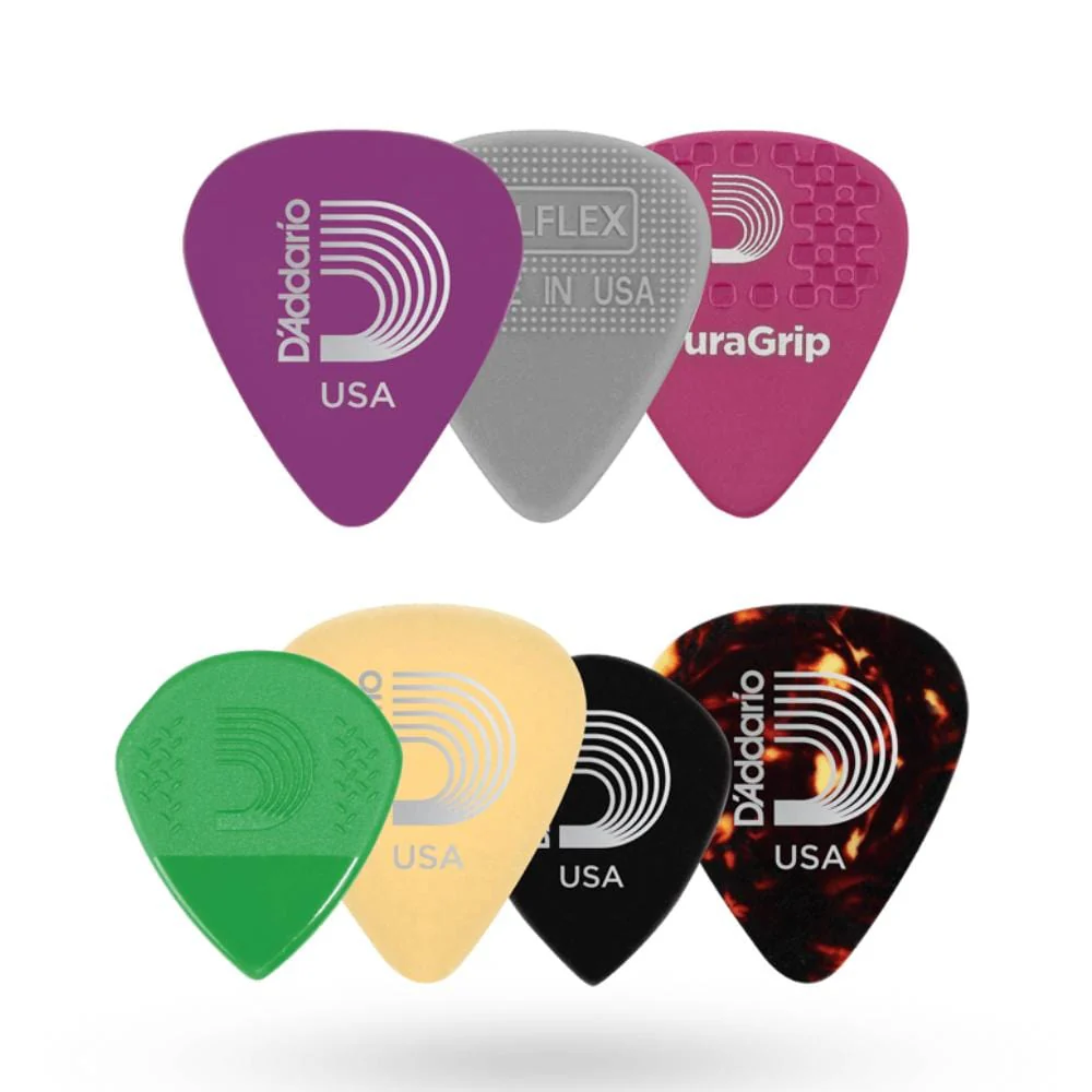 D'Addario Variety Pack Guitar Picks - Pack of 7 - Image 2
