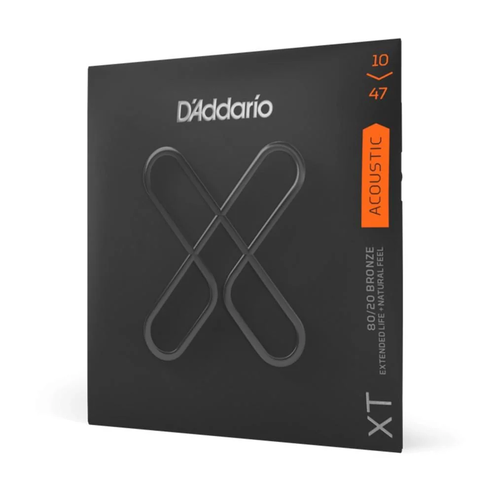 D'Addario XT 80/20 Bronze Acoustic Guitar Strings Coated Set