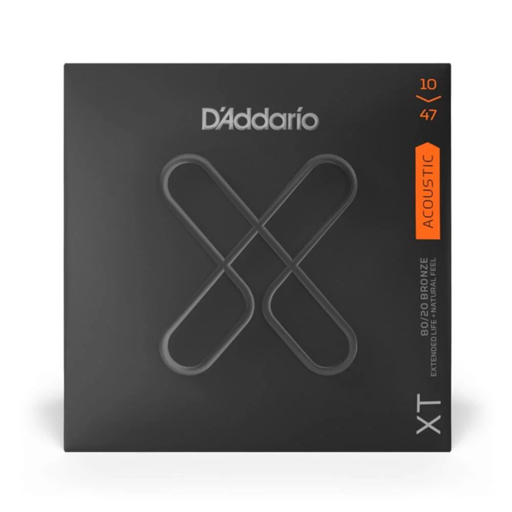 D'Addario XT 80/20 Bronze Acoustic Guitar Strings Coated Set - Image 2