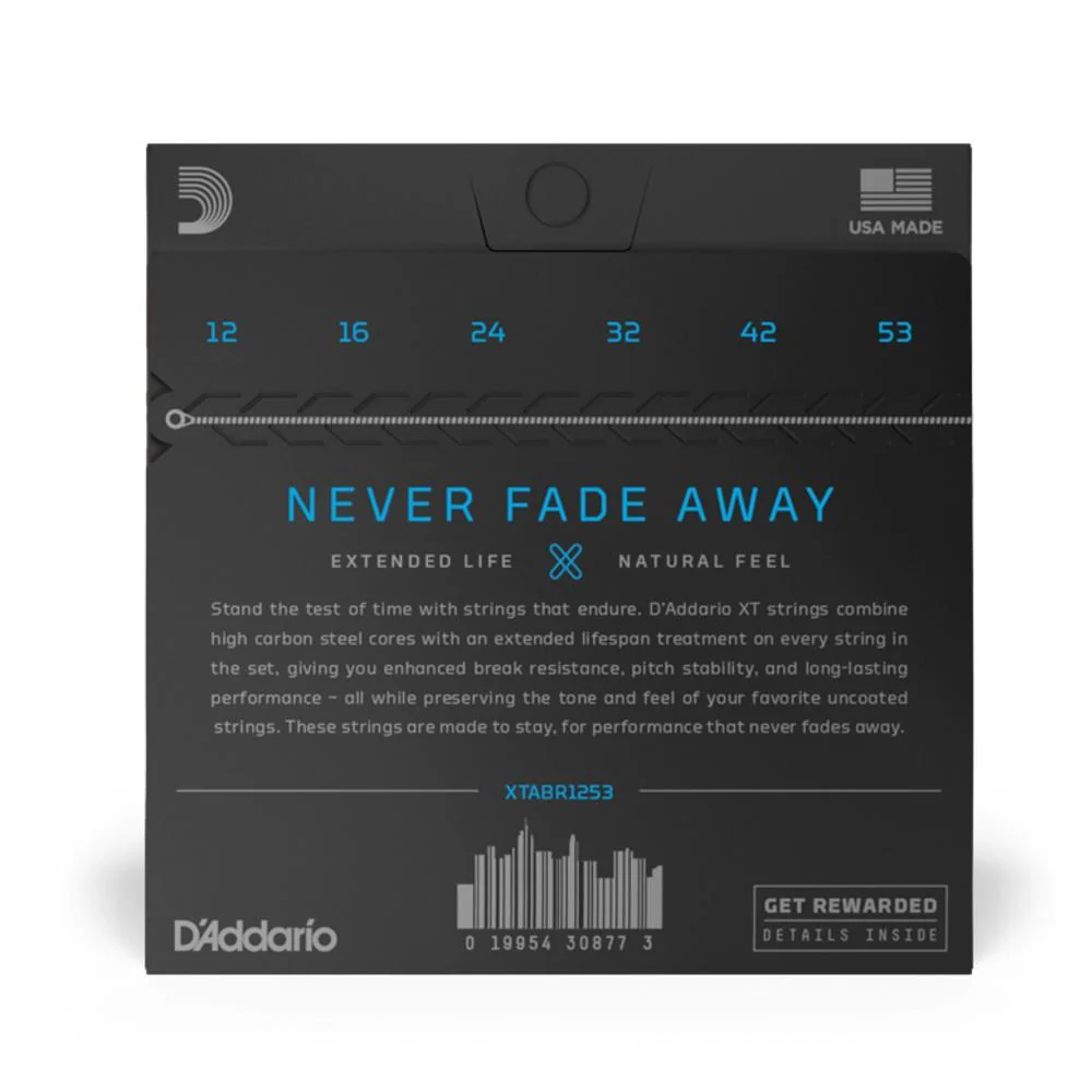 D'Addario XT 80/20 Bronze Acoustic Guitar Strings Coated Set - Image 9
