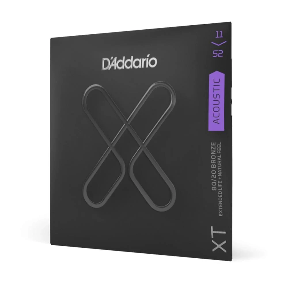 D'Addario XT 80/20 Bronze Acoustic Guitar Strings Coated Set - Open Box