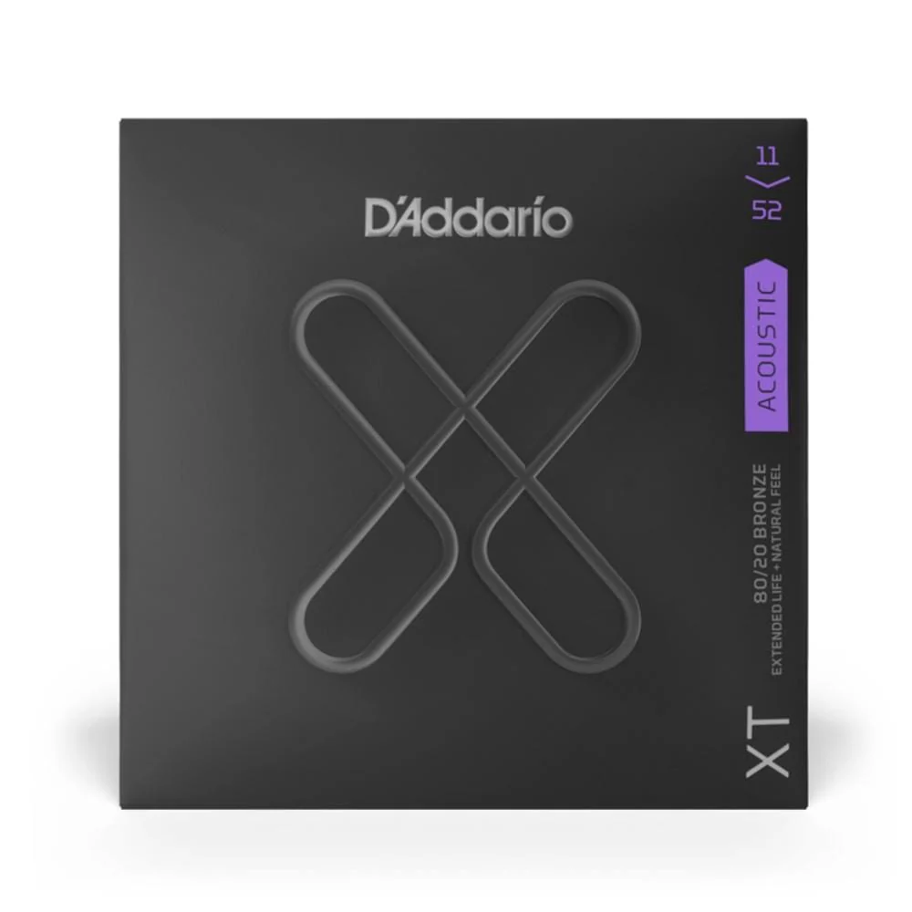 D'Addario XT 80/20 Bronze Acoustic Guitar Strings Coated Set - Open Box - Image 2