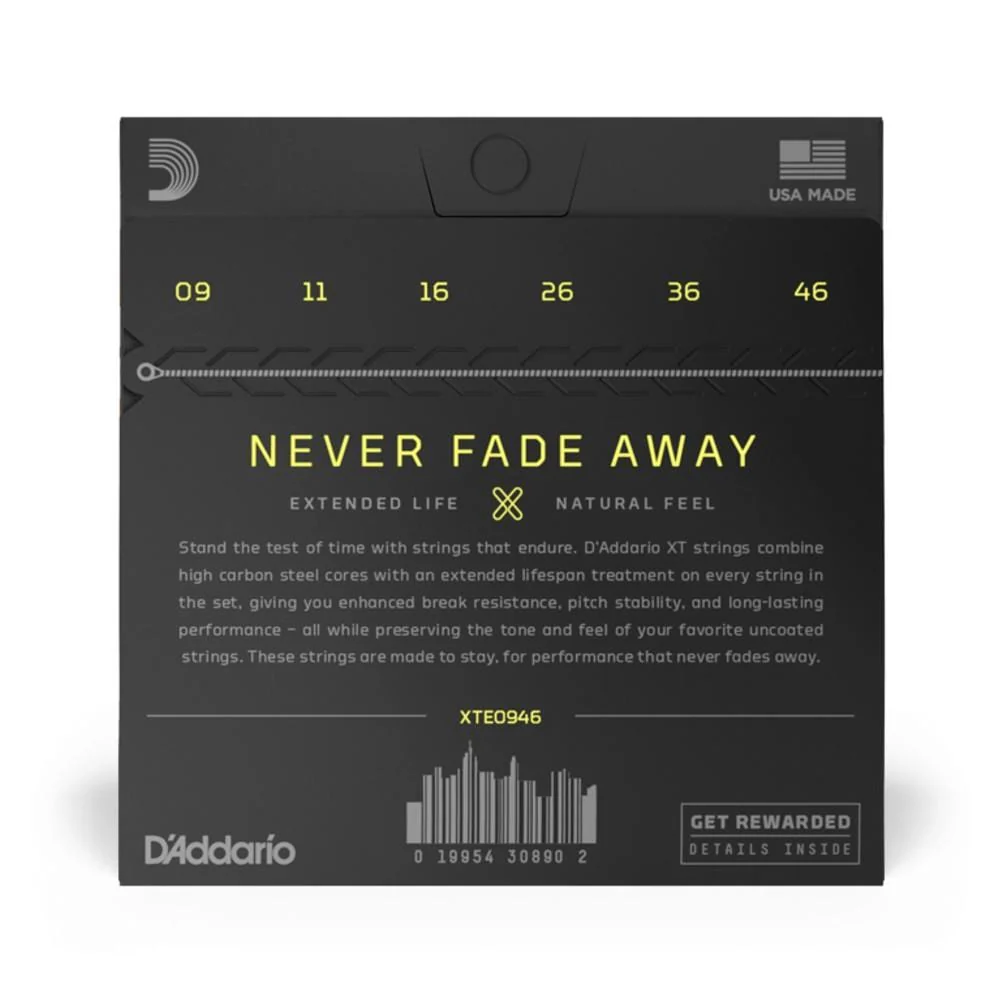 D'Addario XT Nickel Plated Steel Electric Guitar Strings Coated Set - Image 7