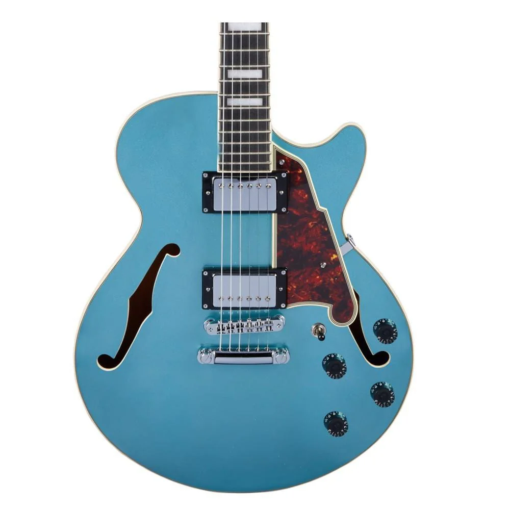 D'Angelico DAPSS Premier SS 6 String Electric Guitar - Tailpiece - Image 3