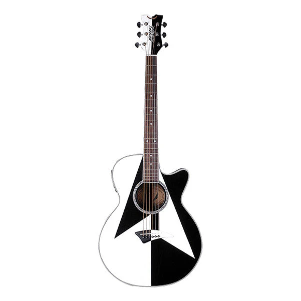Dean Guitar Performer Michael Schenker Cutaway Electro Acoustic Guitar - Schenker Custom Graphic