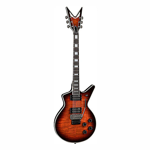 Dean Guitars Cadillac 1980 Flame Floyd Electric Guitar - Tiger Eye Glossy