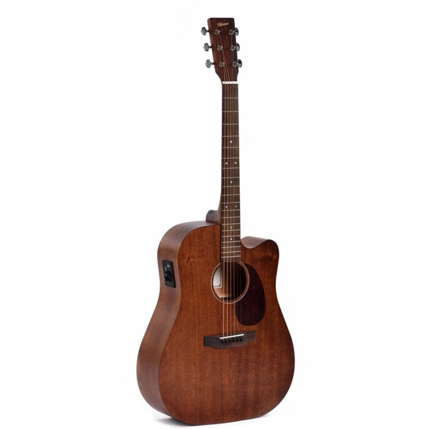 Ditson DC-15E Cutaway 6 String Electro Acoustic Guitar - Mahogany