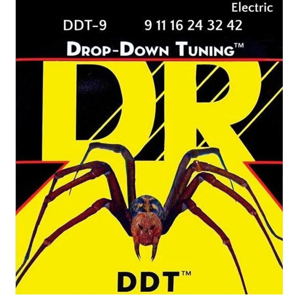 DR Strings DDT-9 Drop Down Tuning Electric Guitar Strings .009 - Light - .042
