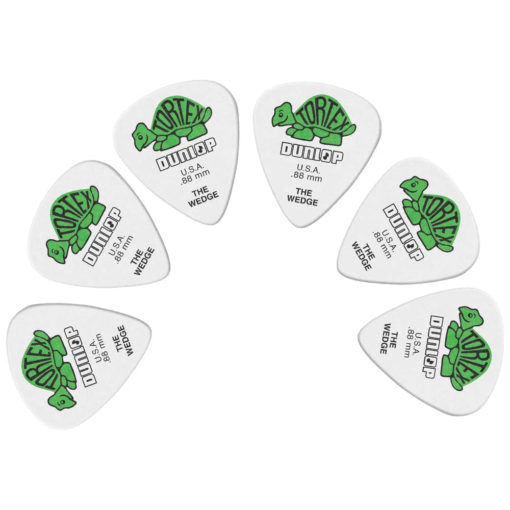 Dunlop 424P Tortex Wedge Guitar Picks - Pack of 6 - Image 7