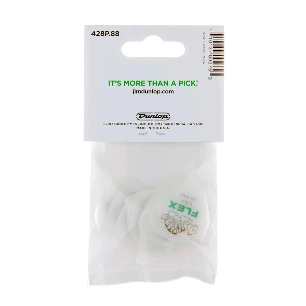 Dunlop 428P Tortex Flex Standard Guitar Picks - Pack of 12 - Image 13