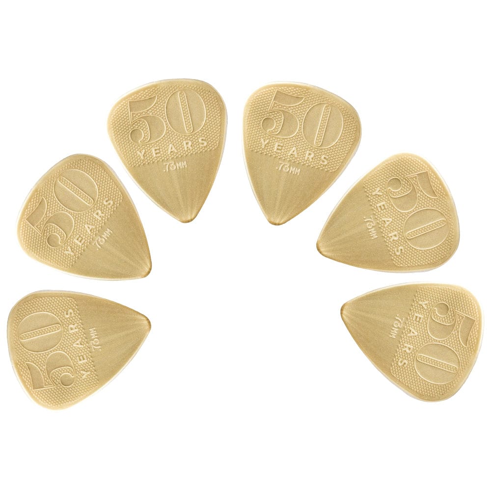 Dunlop 442P 50th Anniversary Nylon Standard Guitar Picks - Pack of 12 - Image 4