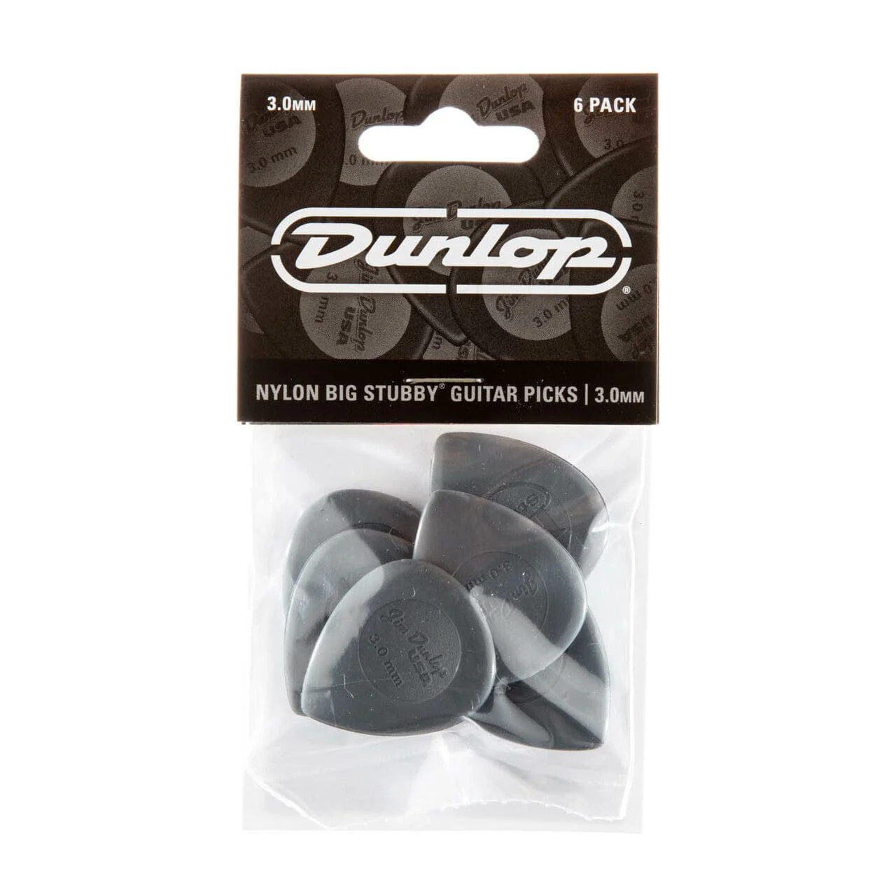 Dunlop 4450 Nylon Big Stubby Guitar Picks - Set of 6 - Image 6