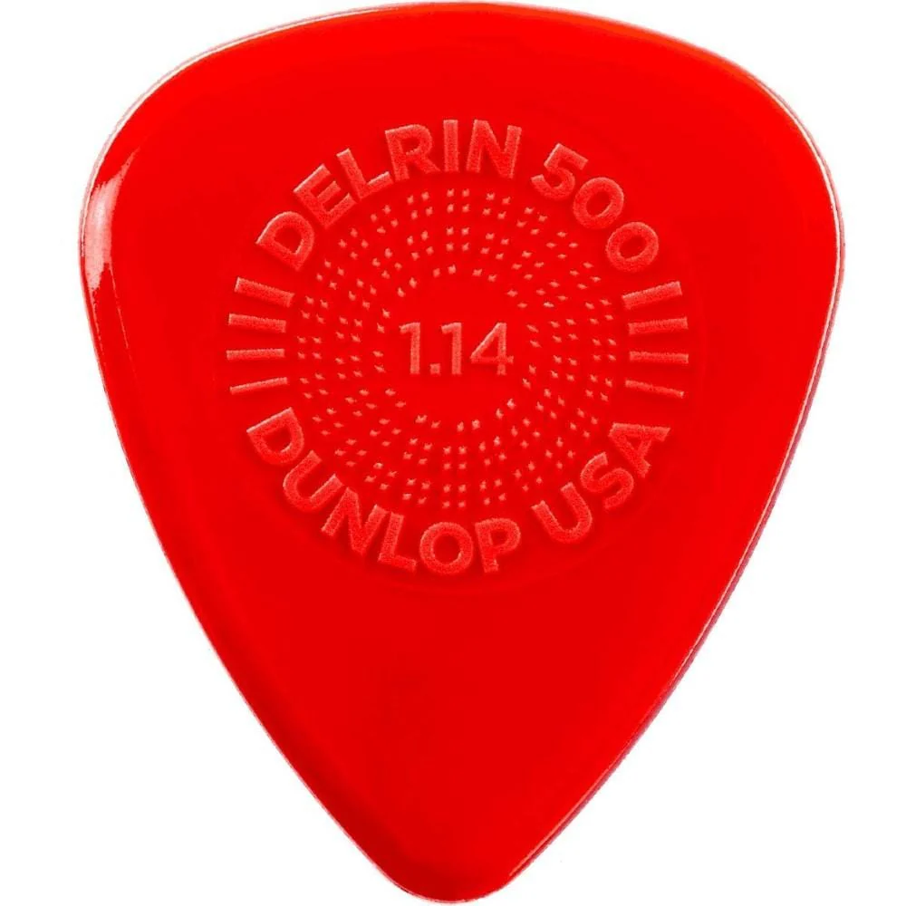 Dunlop 450R Prime 500 Grip Delrin Guitar Picks- Pack of 6 - Image 2