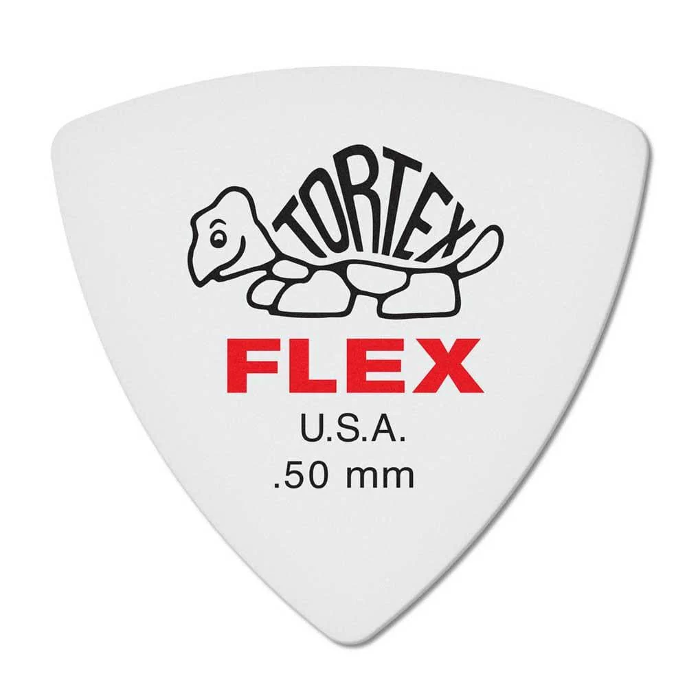 Dunlop 456P Tortex Flex Triangular Guitar Picks - Pack Of 6 - Image 2