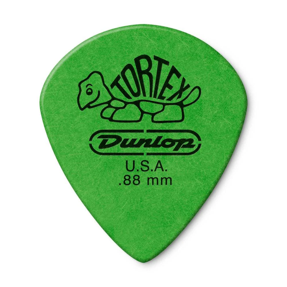 Dunlop 498P Tortex Jazz III XL Guitar Picks - Green - Pack of 12 - Image 2