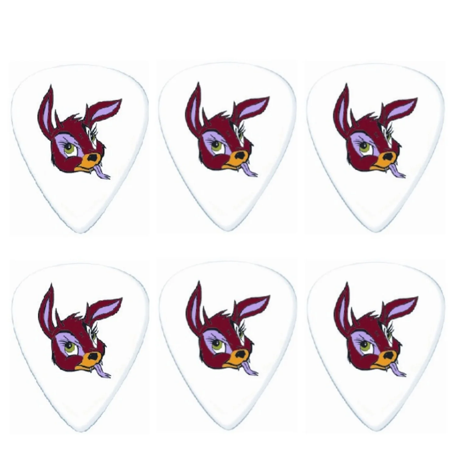 Dunlop BL23R Devil Bunny Frank Kozik Guitar Picks - Pack of 6