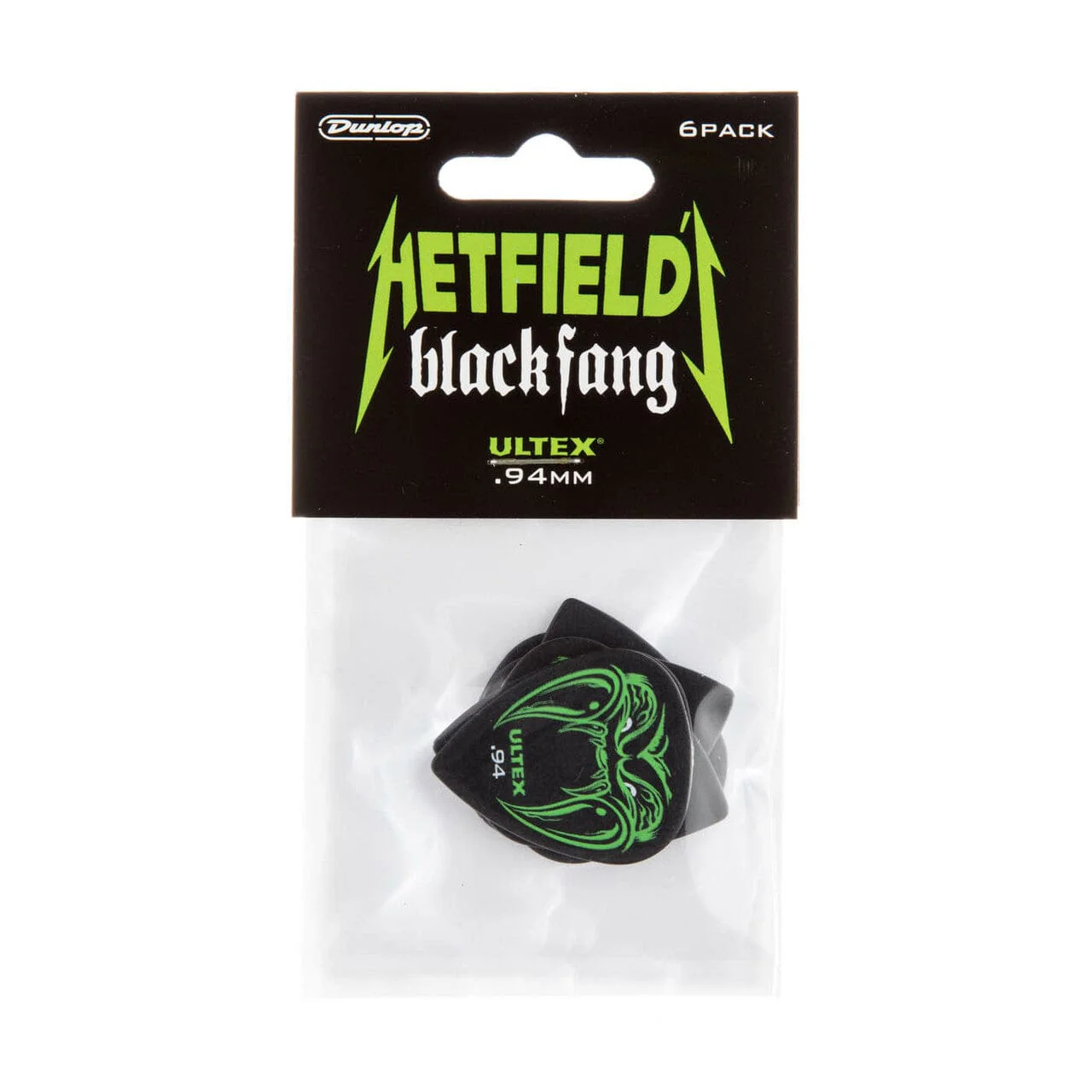 Dunlop PH112P Hetfield Black Fang Guitar Picks - Pack of 6 - Image 4