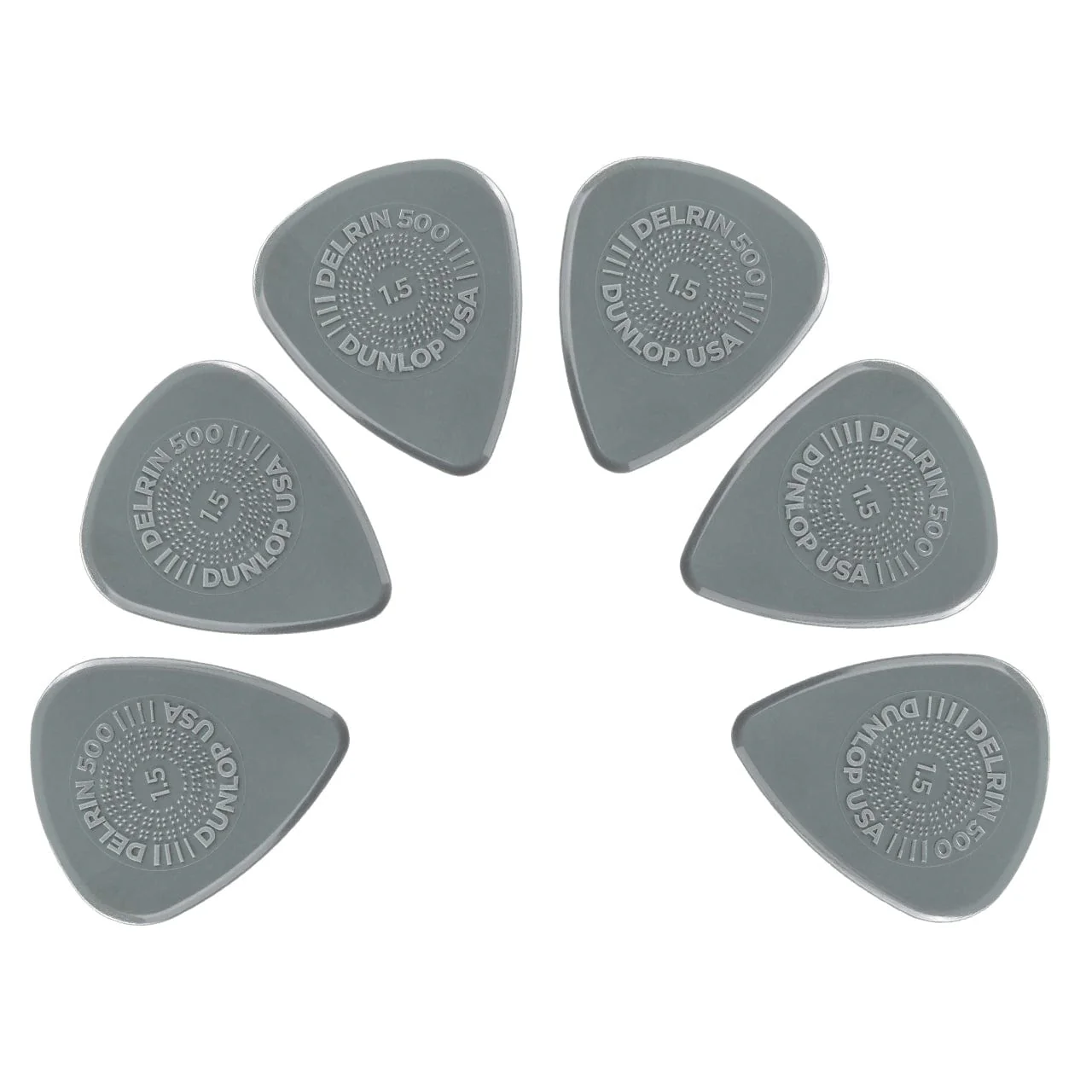 Dunlop Prime Grip Delrin 500P Guitar Picks - Pack of 6 - Image 9