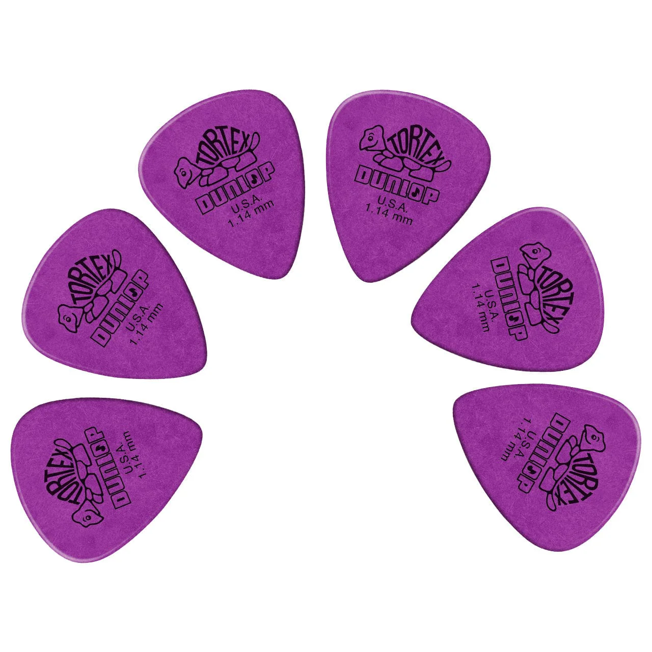 Dunlop 418R Tortex Standard Guitar Picks - Set of 6 - Image 15