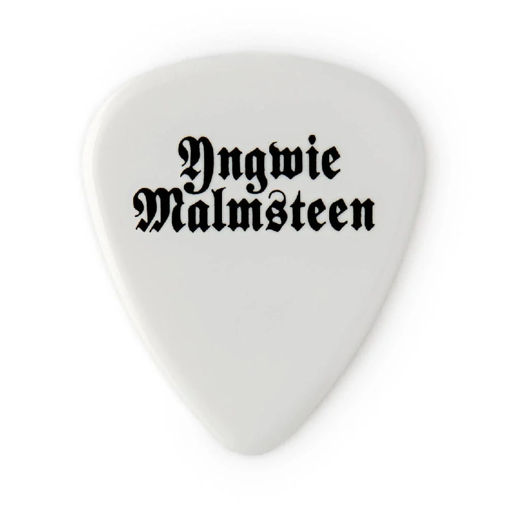 Dunlop Yngwie Malmsteen Custom Delrin Guitar Picks - Pack of  6 - 1.5mm White