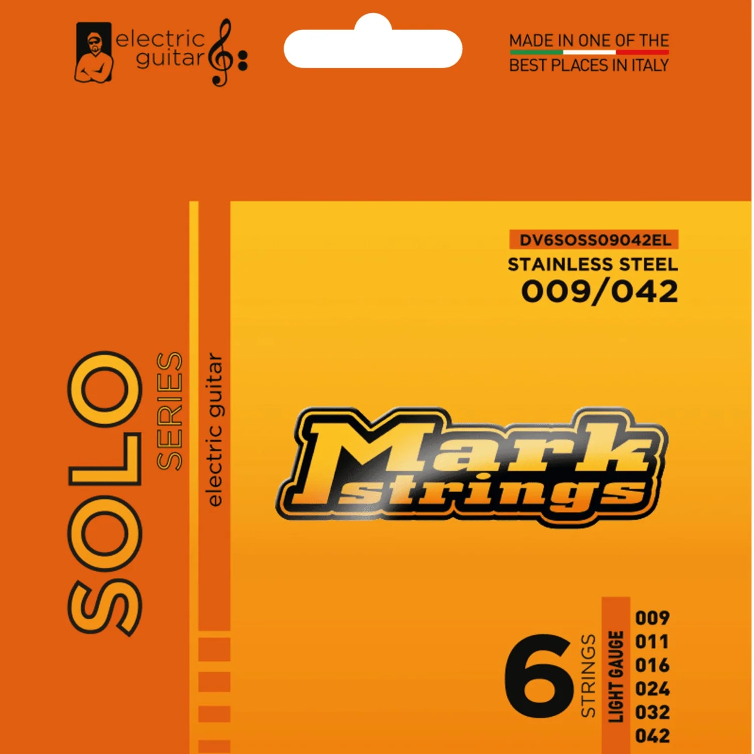 DV Mark Solo Series Stainless Steel Light Gauge Electric Guitar String Set