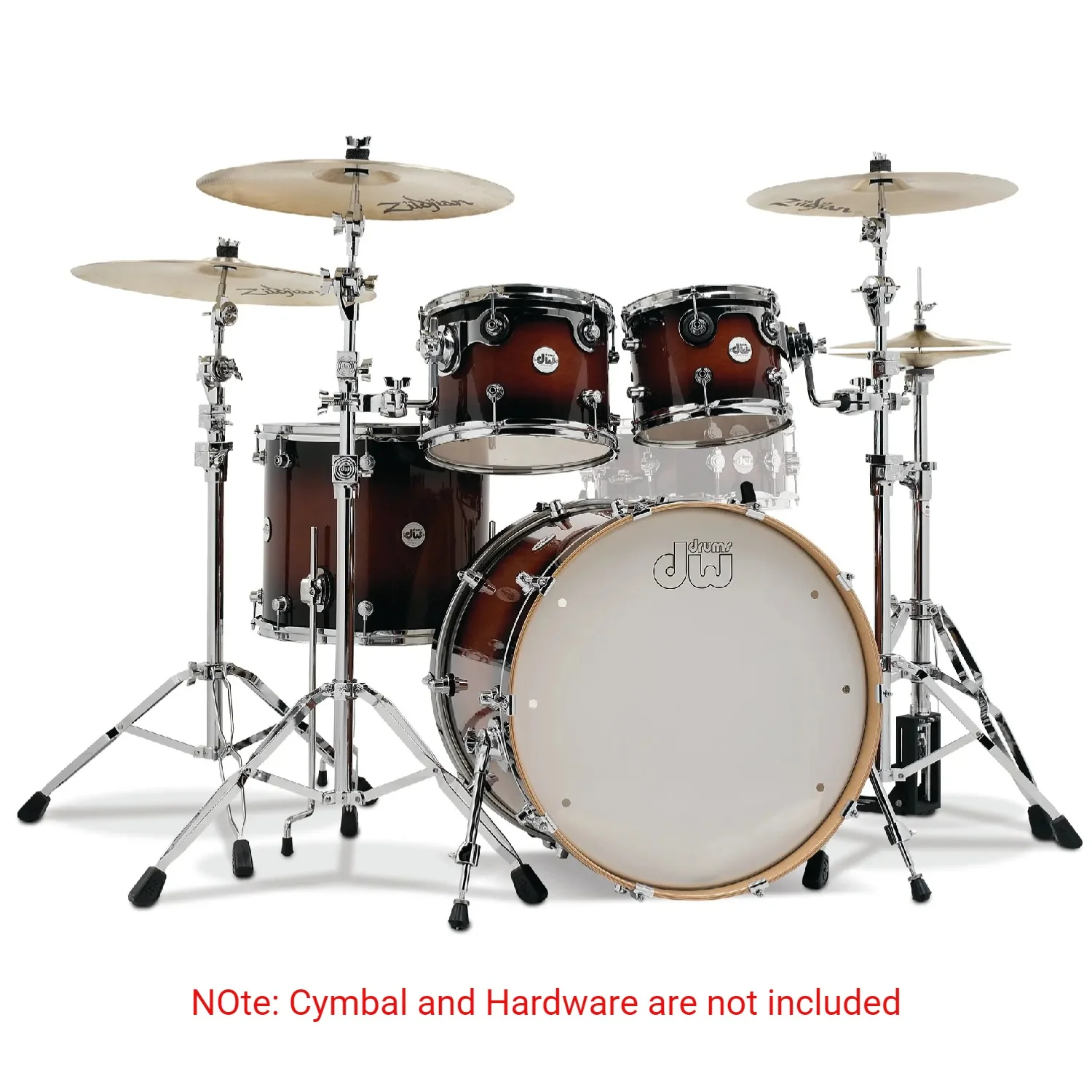 Dw Drum Workshop DDLG 2214 Design 4-Piece Acoustic Drum Kit - Image 19