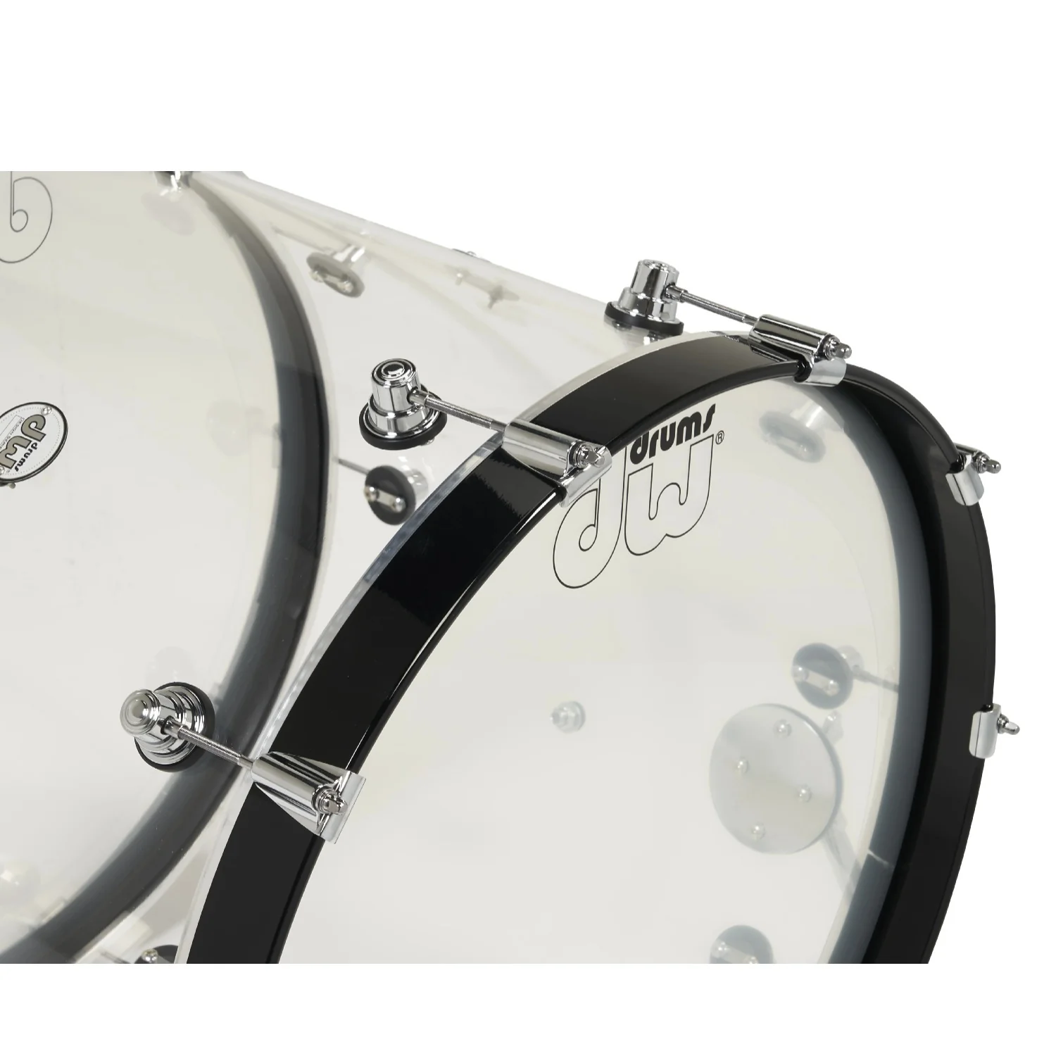Dw Drum Workshop Design Series Acrylic 4-Piece Shell Pack Acoustic Drum Kits - Image 5
