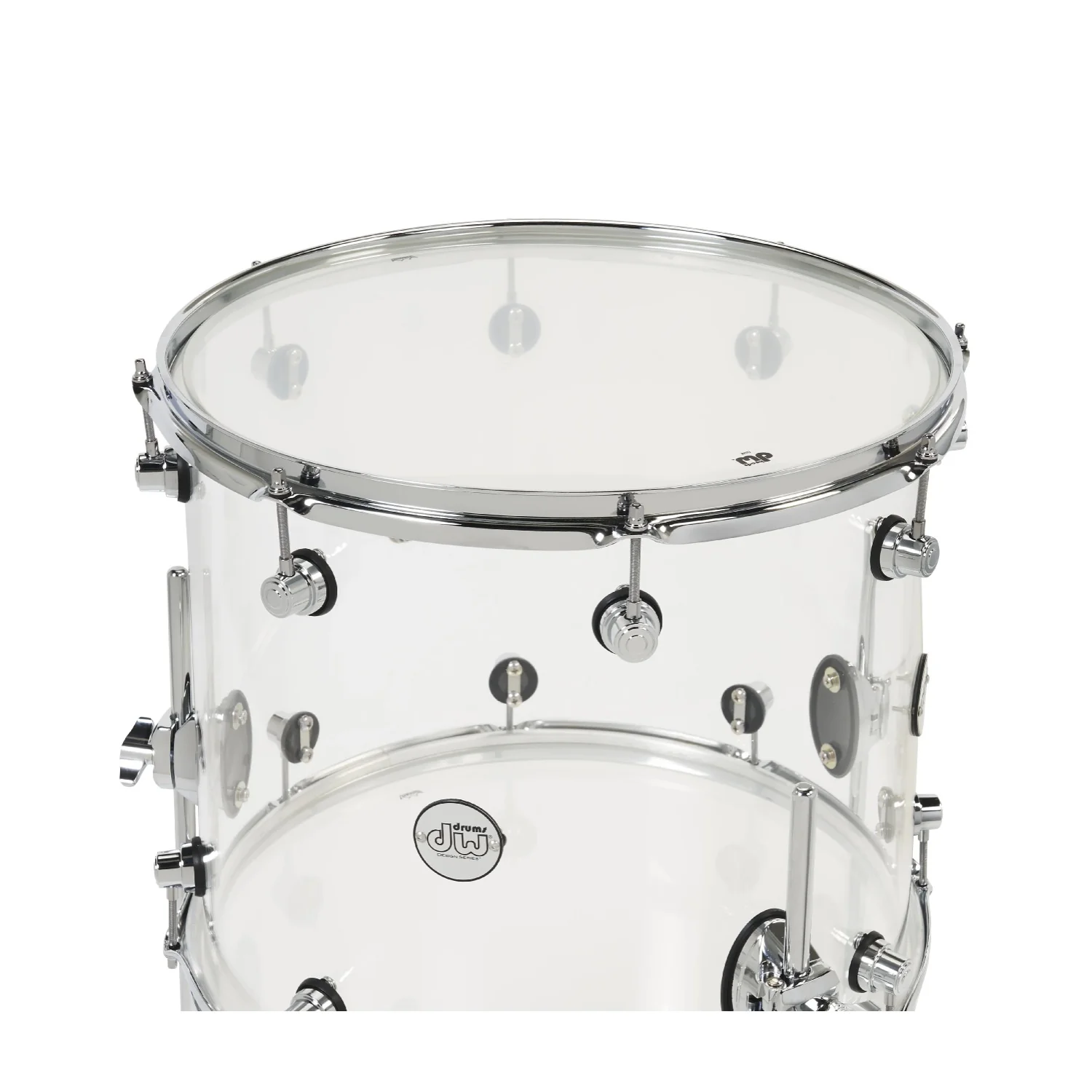 Dw Drum Workshop Design Series Acrylic 4-Piece Shell Pack Acoustic Drum Kits - Image 6