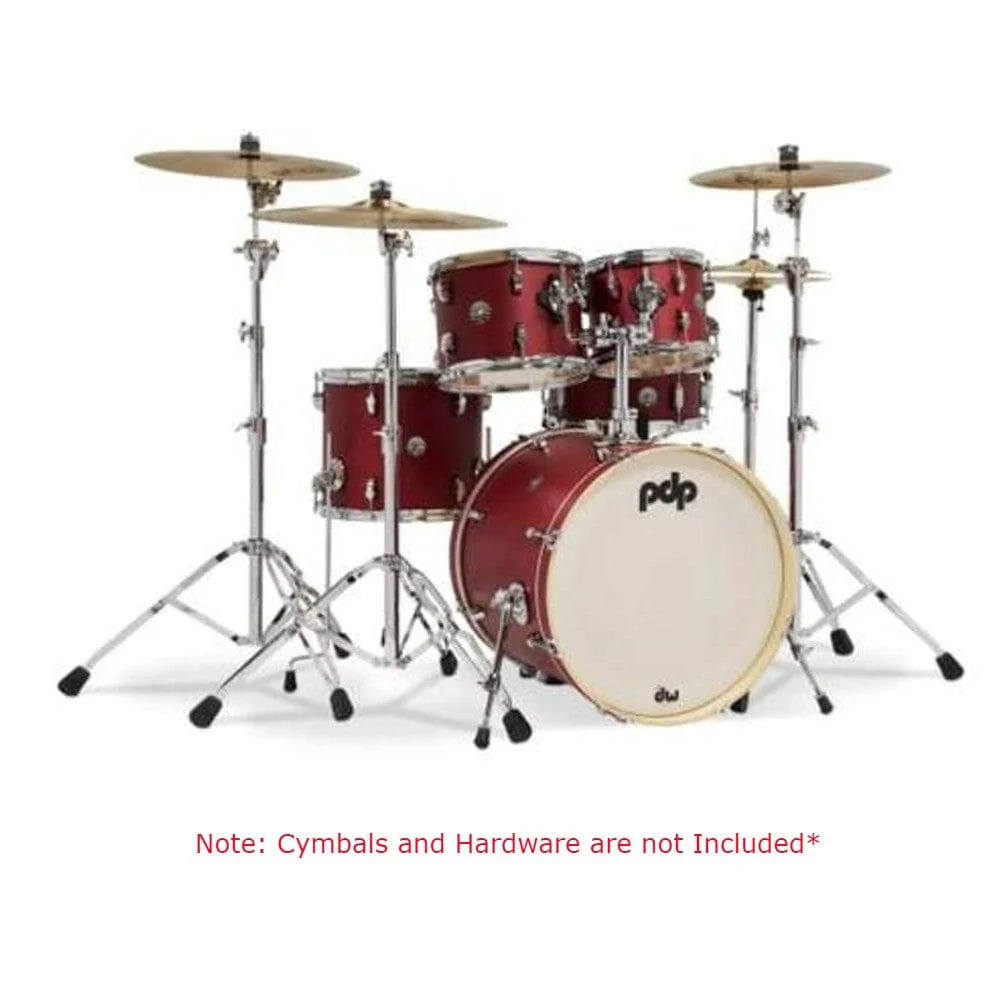 Dw Drum Workshop PDP Spectrum Series 20BD 5-Peice Shell Pack Acoustic Drum Set - Image 7