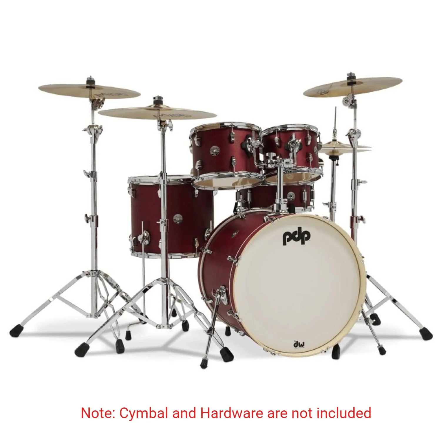 Dw Drum Workshop PDP Spectrum Series 22BD 5-Peice Shell Pack Acoustic Drum Set - Image 23