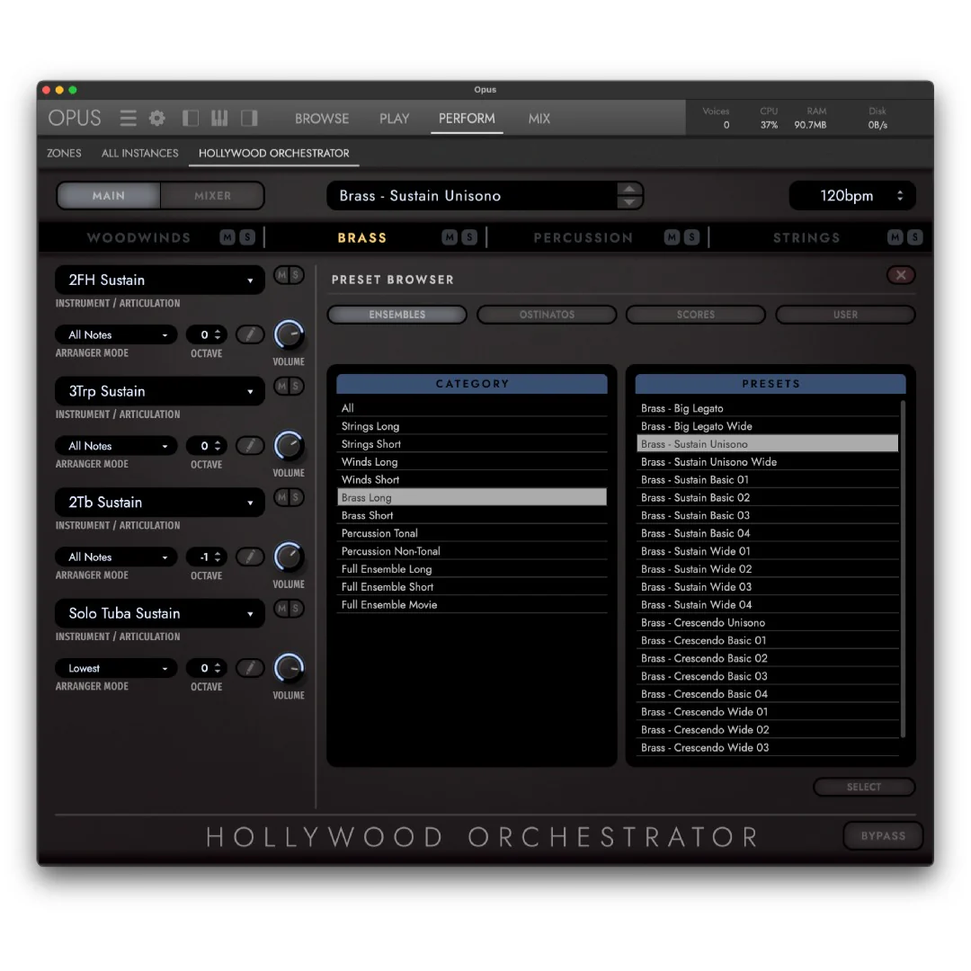 EastWest Hollywood Orchestra Opus Edition Diamond Orchestral Sample Library Bundle – Professional Audio Software & Plugin - Image 6