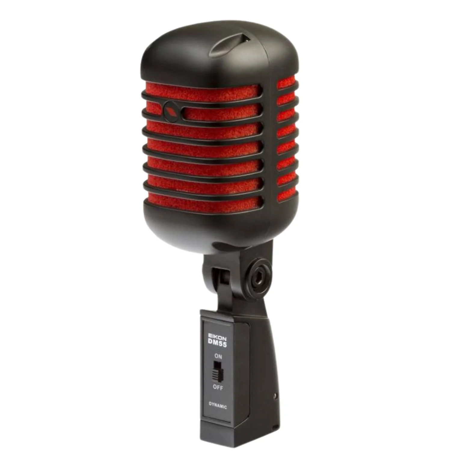 Eikon Audio DM55V2RDBK “VINTAGE” Professional Vocal Dynamic Microphone – Satin Black And Red - Image 7