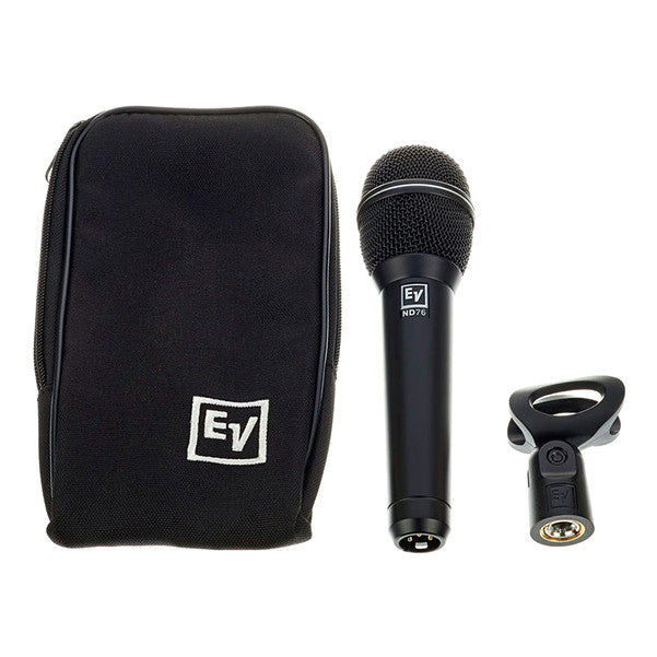 Electro-Voice ND76 Dynamic Cardioid Vocal Microphone - Black Polyurethane Paint