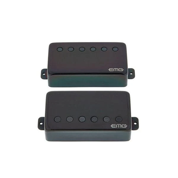 EMG James Hetfield HET SET Electric Guitar Pickup Set - Black Chrome