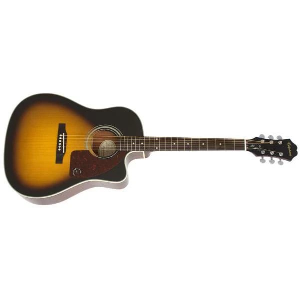 Epiphone J-15 EC Deluxe Outfit 6-String Electro Acoustic Guitar With Hard Case - Image 2