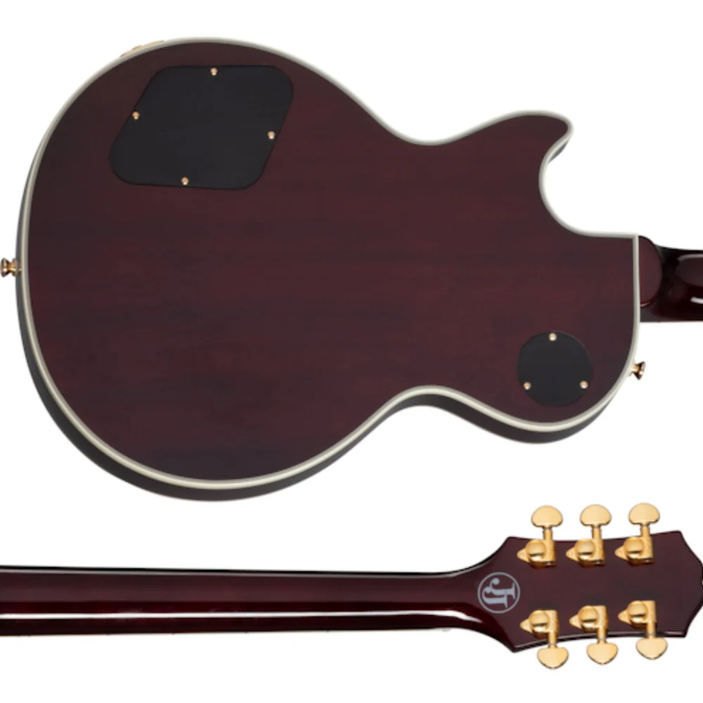 Epiphone Jerry Cantrell Wino Les Paul Custom 6 String Electric Guitar - Image 5
