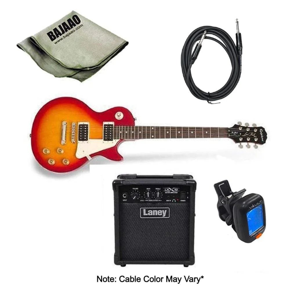 Epiphone Les Paul LP100 Standard Electric Guitar Bundle - Image 2
