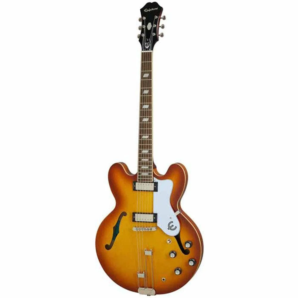Epiphone Riviera Frequensator Tailpiece Royal Tan 6 String Electric Guitar