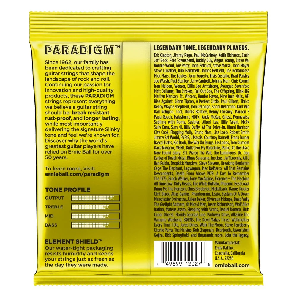 Ernie Ball 2027 Beefy Slinky Paradigm Electric Guitar Strings 11-54 - Image 2