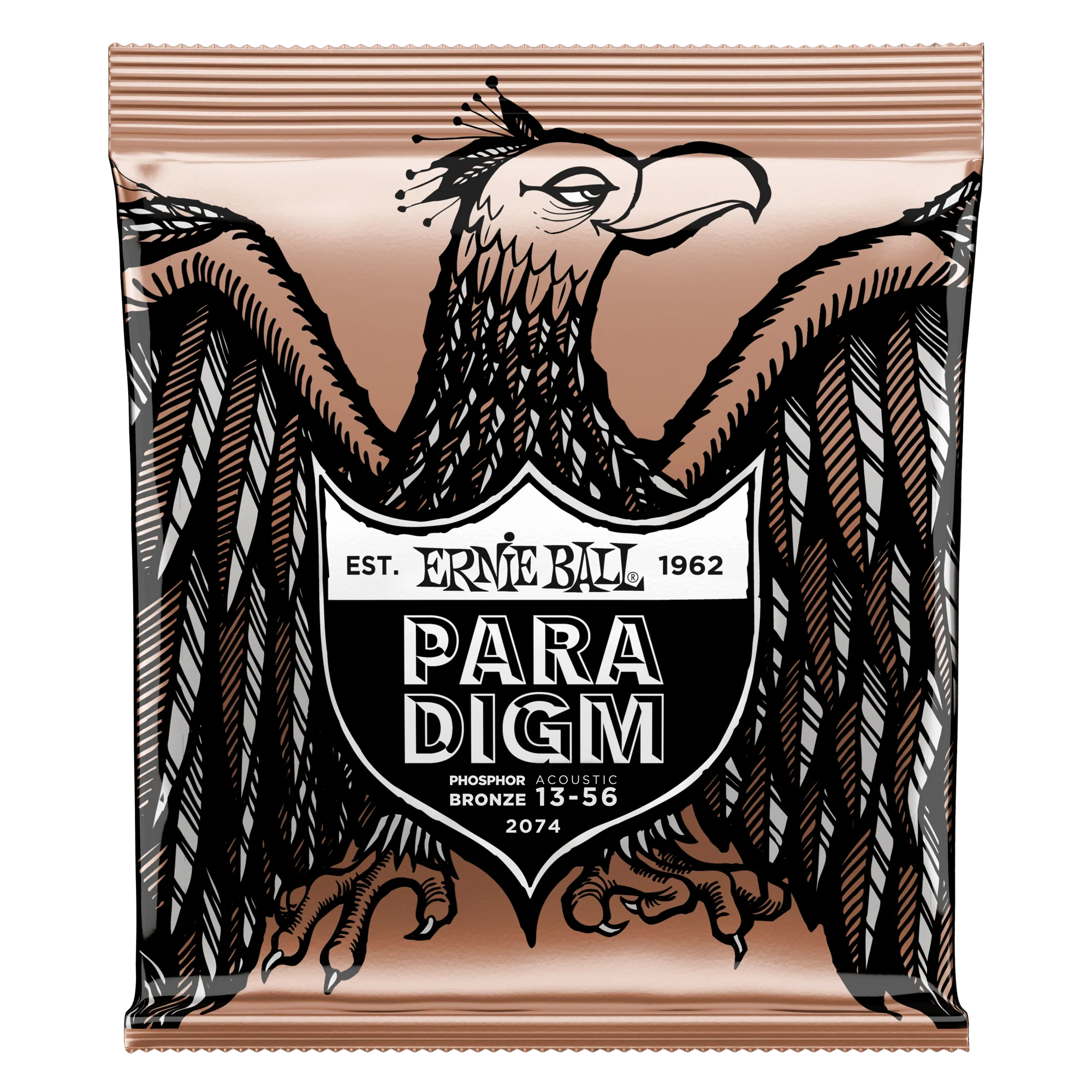 Ernie Ball 2074 Paradigm Medium Phosphor Bronze Acoustic Guitar Strings - 13-56