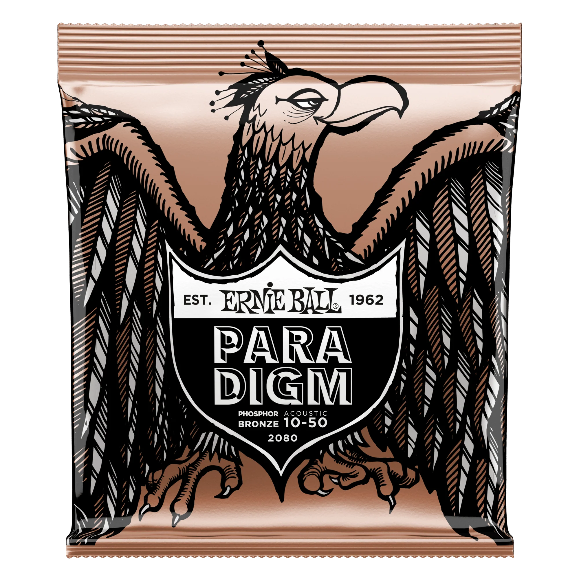 Ernie Ball 2080 Paradigm Extra Light Phosphor Bronze Acoustic Guitar Strings - 10-50