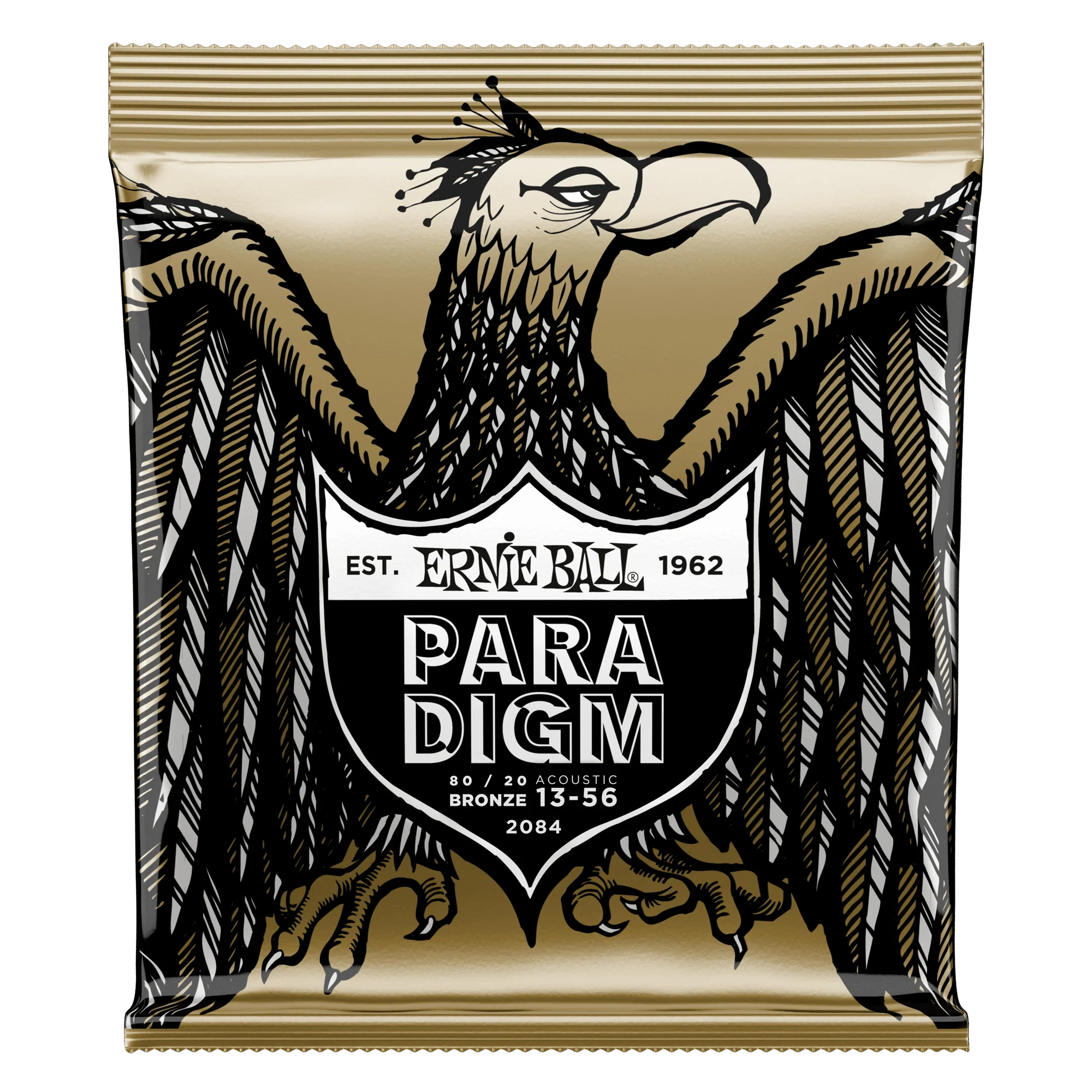 Ernie Ball 2084 Paradigm Medium 80/20 Bronze Acoustic Guitar Strings - 13-56
