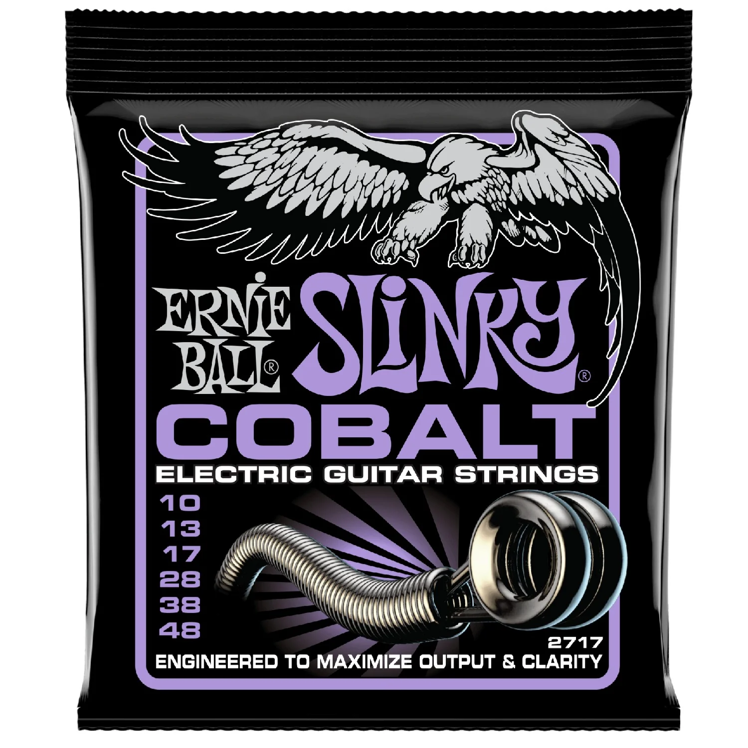Ernie Ball 2717 Ultra Slinky Cobalt Electric Guitar Strings - 10-48