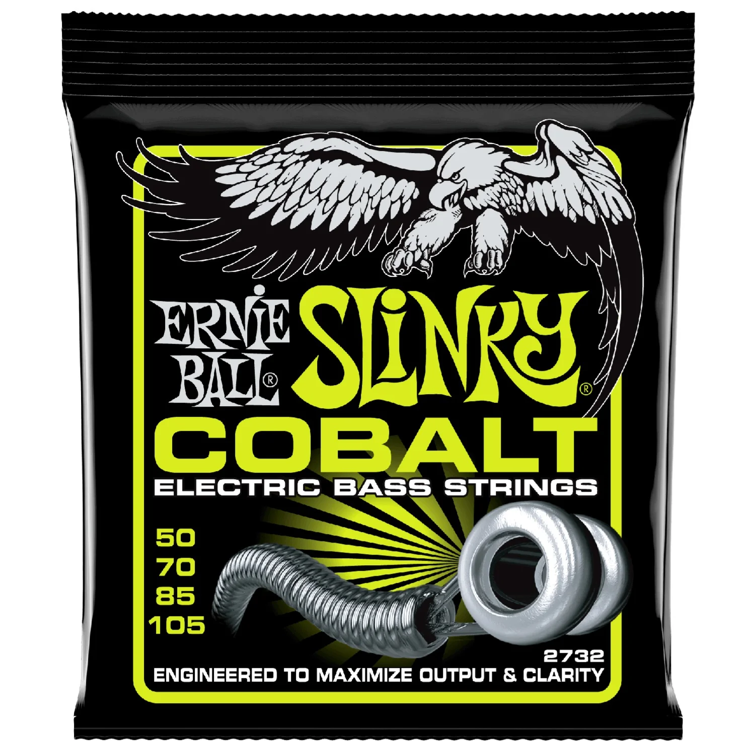 Ernie Ball 2732 Cobalt Regular Slinky Bass Guitar String 050-105