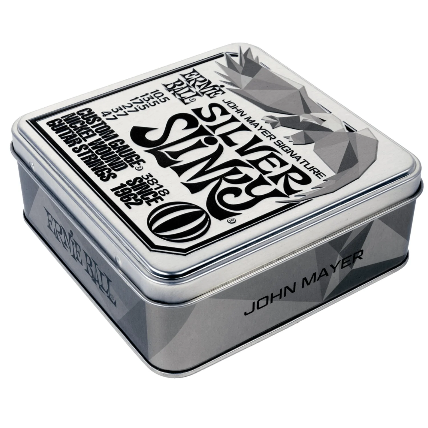 Ernie Ball 3818 John Mayer Silver Slinky Signature Electric Guitar Strings - Image 2