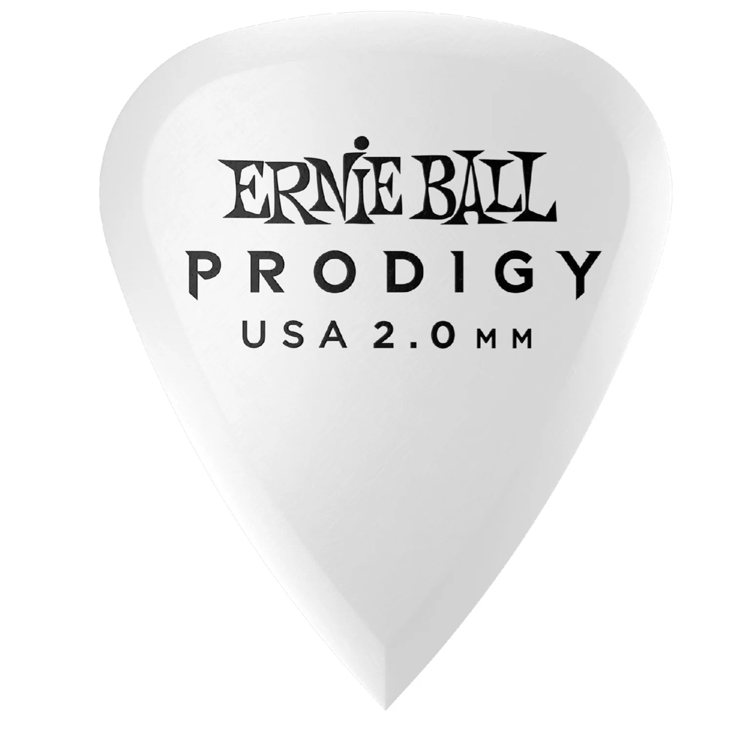 Ernie Ball 9202 Standard Prodigy Guitar Picks - Pack of 6 - 2.0mm White