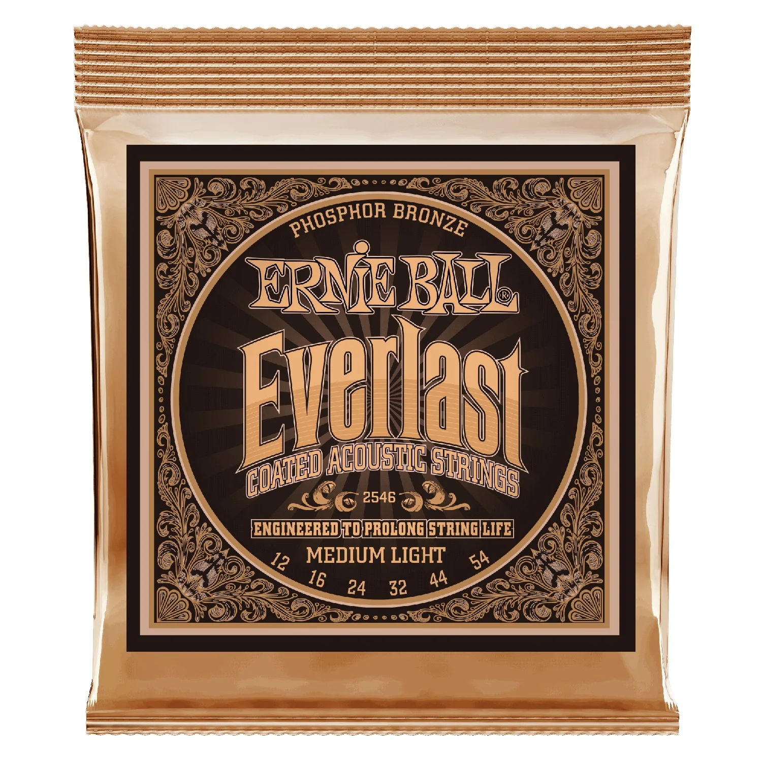 Ernie Ball Everlast Coated Phosphor Bronze Acoustic Guitar Strings