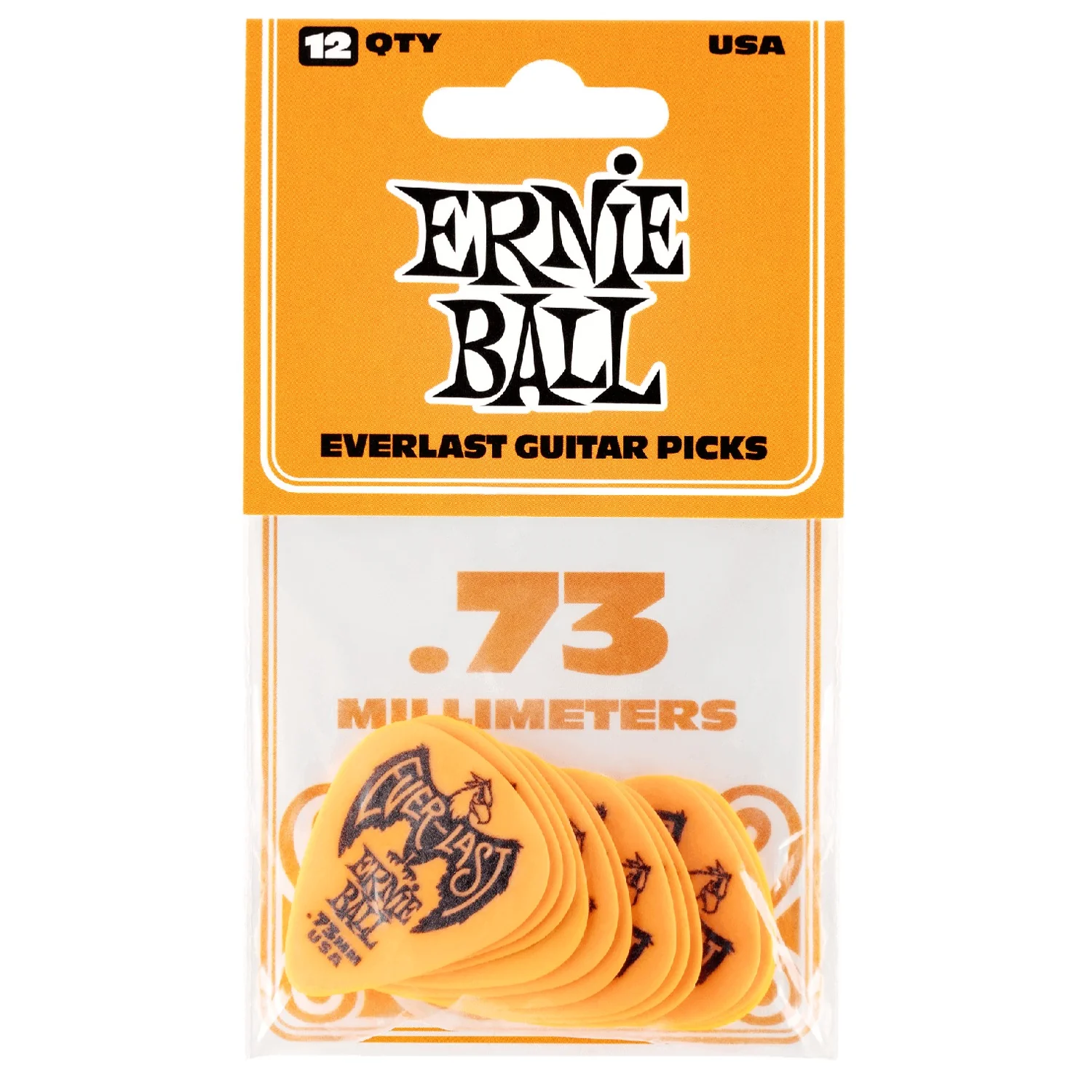 Ernie Ball Everlast Guitar Picks - Pack of 12 - Image 16