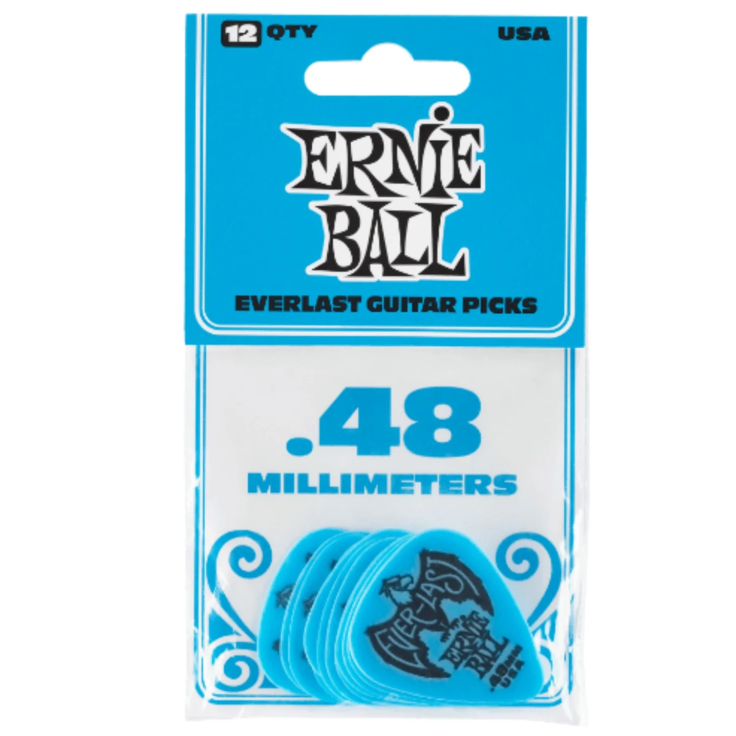 Ernie Ball Everlast Guitar Picks - Pack of 12 - Image 5